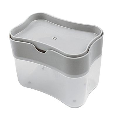 Dispenser Sapone a Pressione Plastica Risparmio di Lavoro Pressione Verso il Basso Dispenser Sapone per Piatti per Lavaggio Mani Cucina