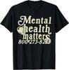Retro Mental Health Matters 800273 8255 Women Men T-Shirt