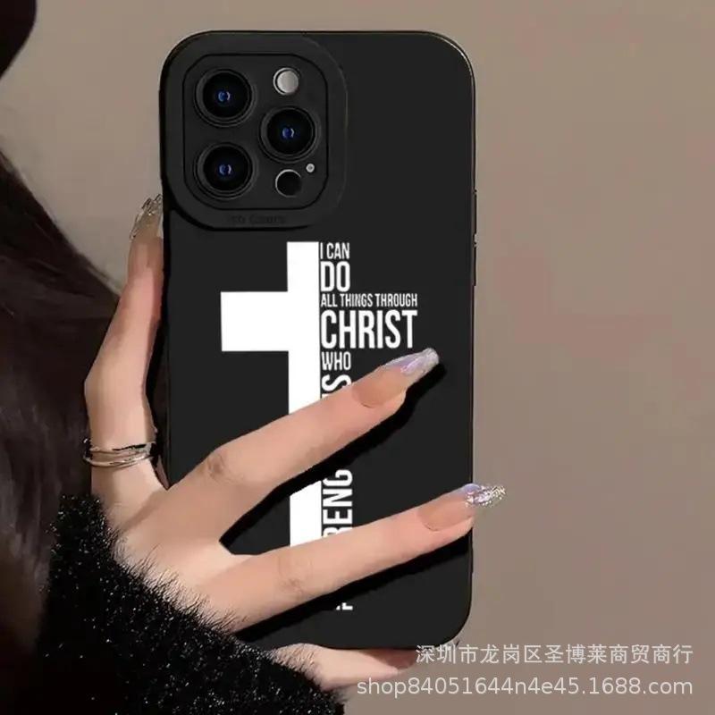 Einfache englische iPhone 15 Handyhülle iPhone14Pro Rundumschutz 11promax Sturzschutz 16 Schutzhülle