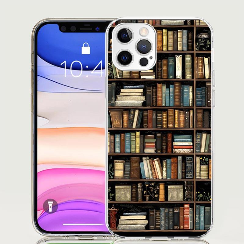Read Books illustration Reading Phone Case for Apple iPhone 17 Air 16 15 Plus 14 + 13 Mini 12 11 Pro Max 7 8 SE 16Max Soft Shell