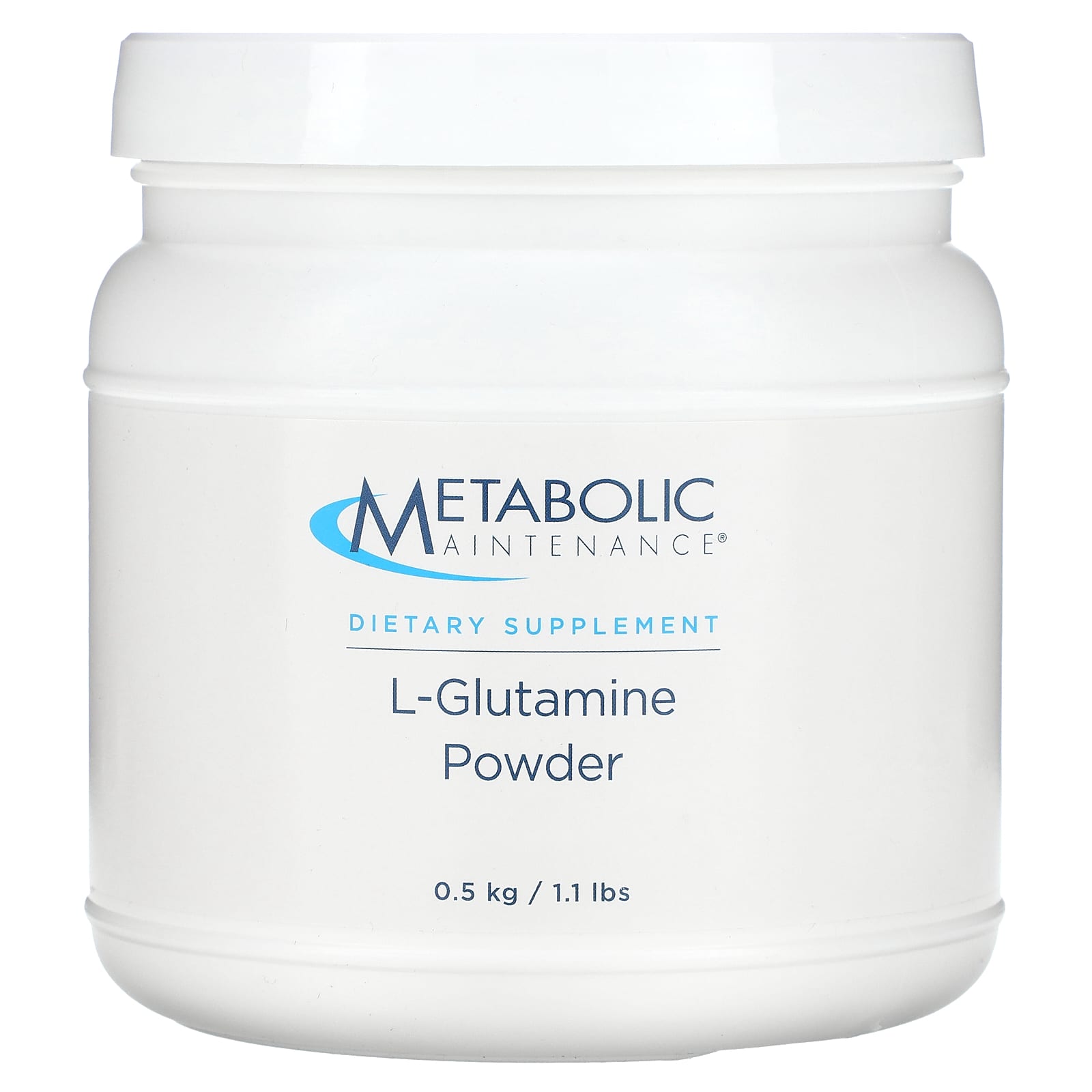 

Metabolic Maintenance, L-Glutamine Powder, 1.1 lb (0.5 kg)