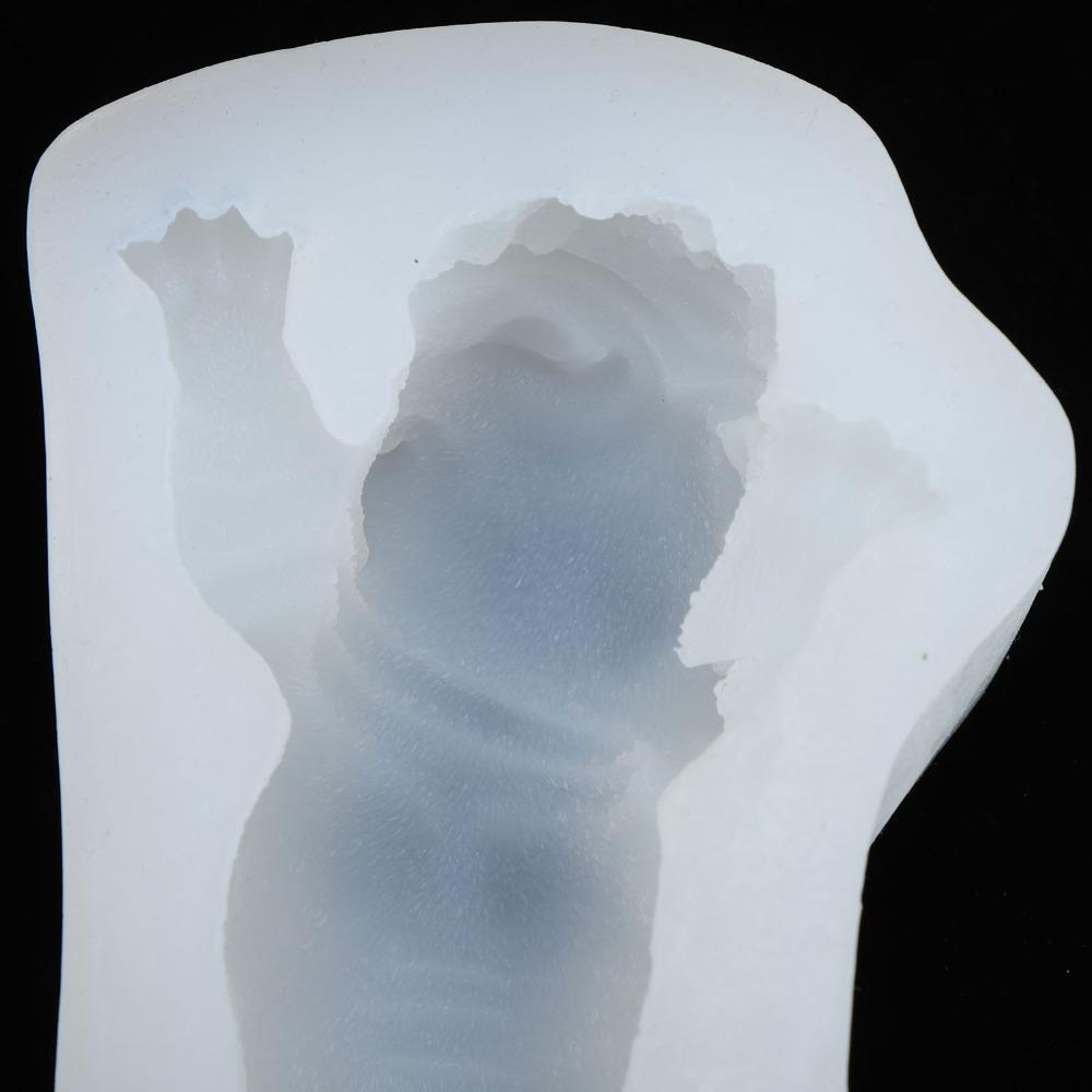 Silikon-Hund Silikonform Antihaft Shar Pei Form 3D Hund Silikonform Eiswürfelherstellung