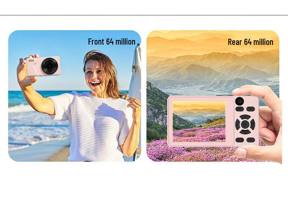 HD Mini Digital Camera for Students: Home & Selfie Camcorder