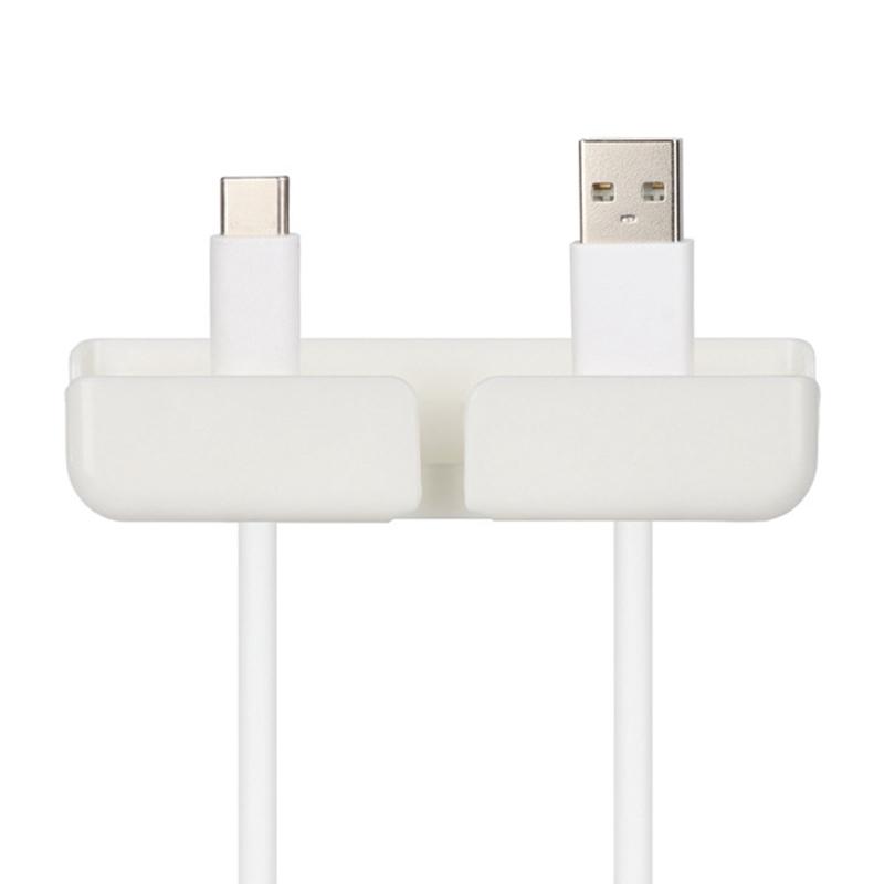 3 Pcs Practical Desktop USB Cable Fixed Organizer Clamp Buckle Line Wire Holder Cable Clip Cord Winder