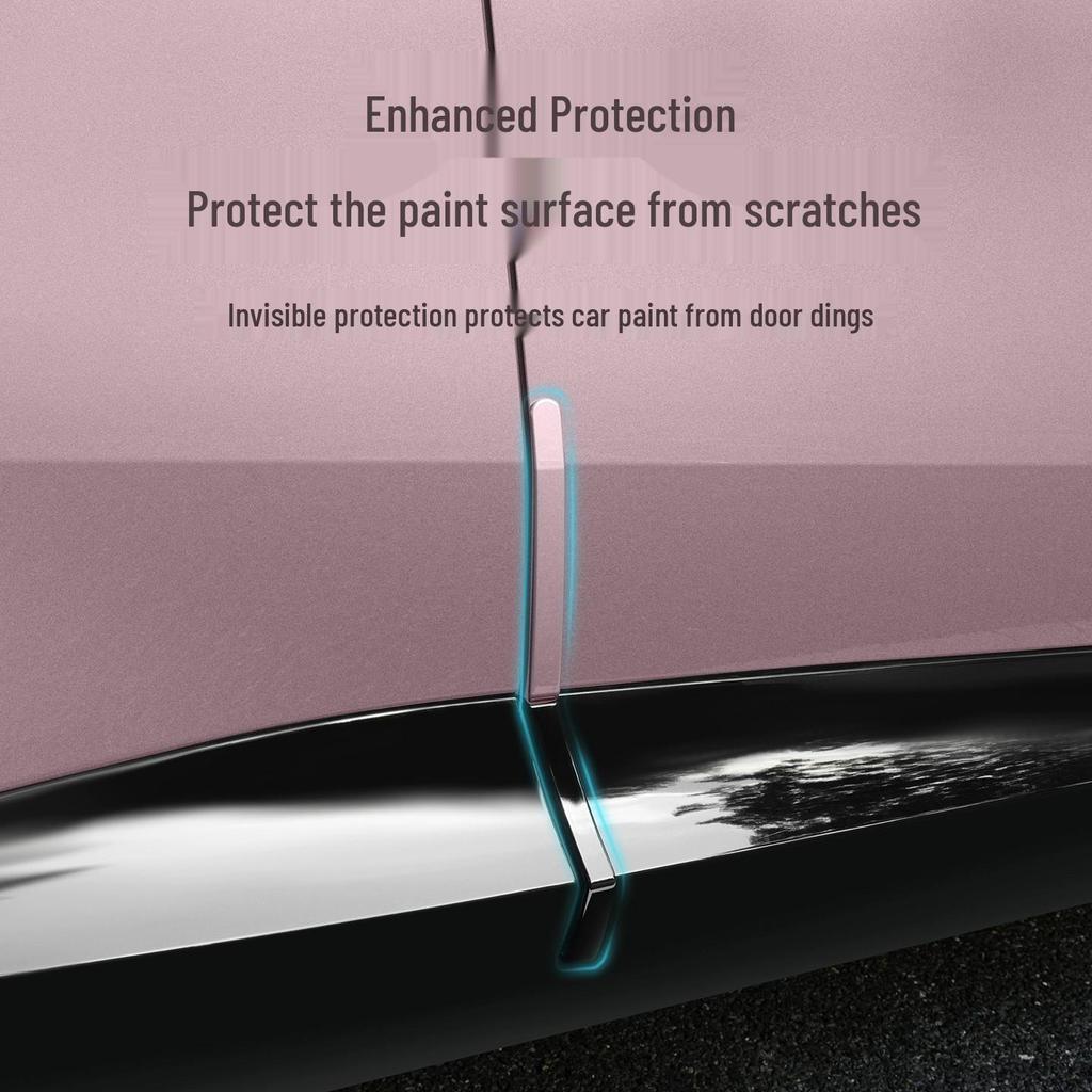 Ochrona Krawędzi Drzwi Samochodowych Paski Antykolizyjne do Xiaomi YU7 - Dekoracja Zewnętrzna i Akcesoria Zapobiegające Zarysowaniom