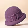 Women's Knitted Wool Hat - Warm, Velvety, and Perfect for Middle-Aged & Elderly