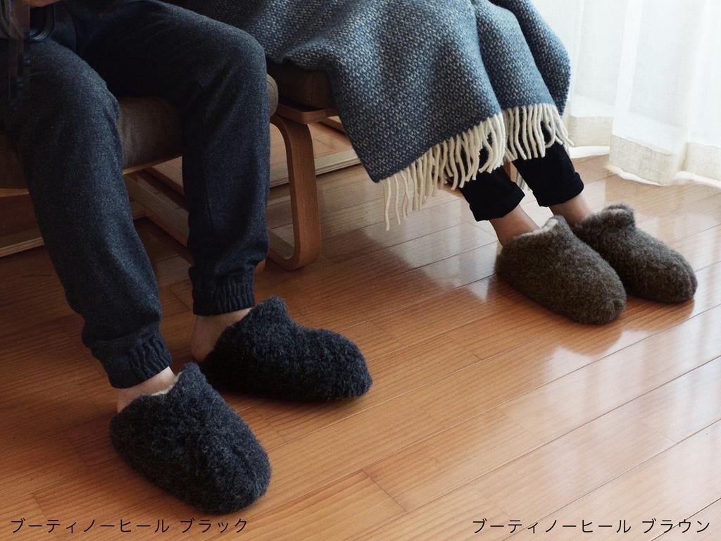 Coldbreaker Thick Natural Wool Warm Insulated Room Made in No Size Small Women's 100% Shoes, Poland, 2018-2019, Heel, 35/36 (23cm), Gray,