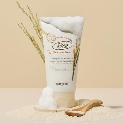 Reis tägliches aufhellendes Reinigungsschaum 150ml / Nährend, feuchtigkeitsspendend, koreanische Kosmetik, Kbeauty