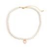 Accessories, Temperament Imitation Pearl Collarbone Constellation Pendant Necklace, Simple and Creative Double-sided Oil Drop Item Decoration
