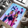 Golden Hustle: Elegance Motion Carpet Living Room and Bedroom Mats Suitable for All Seasons Bathroom Mat Fashion Dormitory Decoration