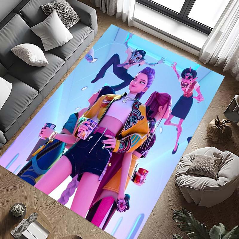 Golden Hustle: Elegance Motion Carpet Living Room and Bedroom Mats Suitable for All Seasons Bathroom Mat Fashion Dormitory Decoration