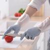 Durable Non-Slip Rubber Dishwashing Gloves for Kitchen, Laundry, and Household Chores