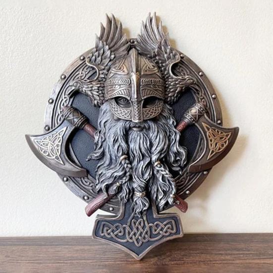 Viking Decor Creepy Head Ornamental Wall Hanging Skulls Head Decor
