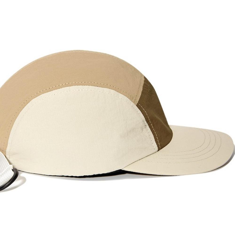 Waterproof Curved Brim Golf Hat Splicing Flat-brimmed Cap Casual Quick-drying Dad Hat  Fishing