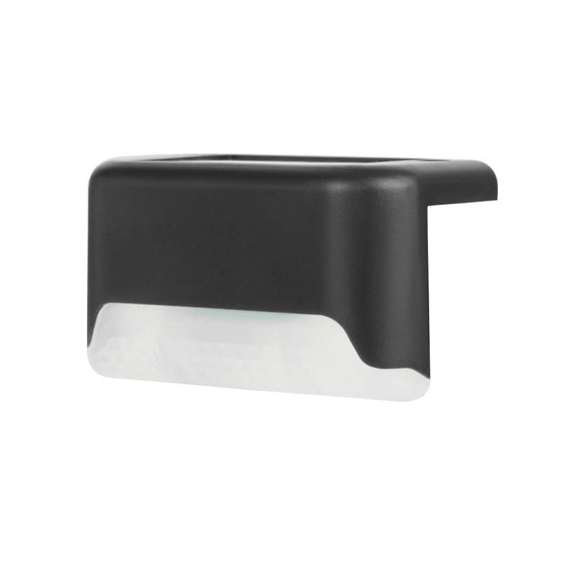 4pcs LED Solar Stair Lamp IP65 Waterproof Outdoor Garden Pathway Yard Patio Stairs Steps Fence Lamps Solar Night Light