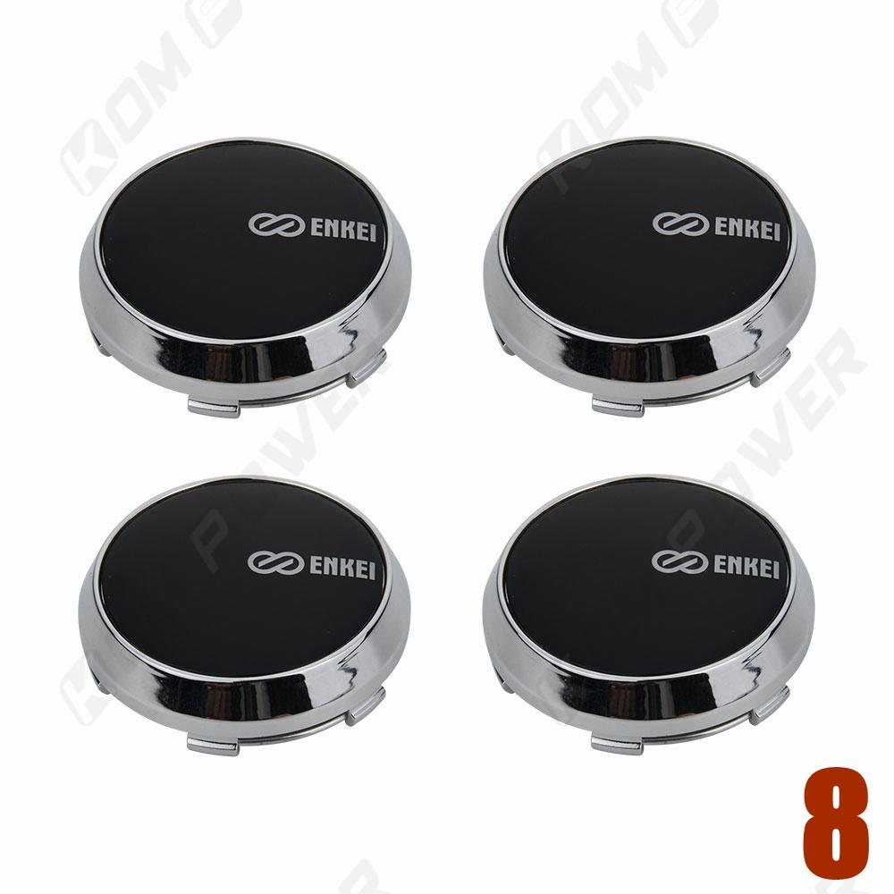 ASZ1 4PCS OD 68MM / ID 64MM Sport Wheel Center Cap XXR SSR ENKEI Racing Emblem Sticker Wheel Cover Cap Hubcaps Car Styling