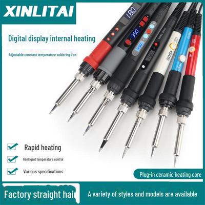 80W Constant Temperature Electric Soldering Iron with Digital Display - Household Electronic Welding Repair Tool