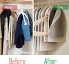 Clothes Hanging Dust Cover Wedding Dress Cover Suit Coat Storage Bag Garment Bags Organizer Wardrobe Hanging Clothing Organizers