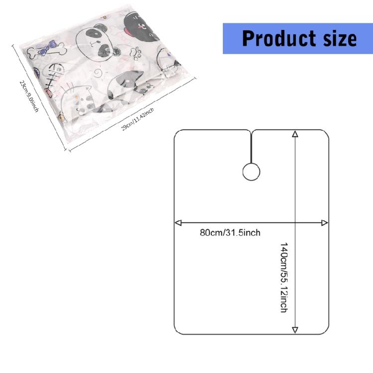 Tierdruck Friseurumhang für Kinder Kinderhaarschnittumhang, Perfekt für Haarschnitte zu Hause