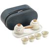 Chinese Travel Kung Fu Tea Set Small Set Household Simple Teapot Ceramic Teacup Outdoor Tea Tray Portable Bag