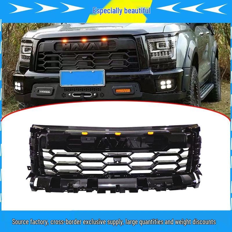 Wide Body Fender Grille with Yellow Lights for HAVAL H5 Off-Road Kit
