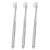HaRENO Miracle Toothbrush [Regular] Clear Black 3-Piece Set for Adults