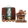 Tea Brewing Around the Stove Roasting Stove Cans Teapot Sets Tea Brewing Roasted Milk Cans Business Gifts Travel Portable Bags