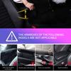 Rhinestone Crown Car Seat Storage Organizer Diamond Leather Handbag Holder for Purse Storage Phone Pocket Barrier of Backseat