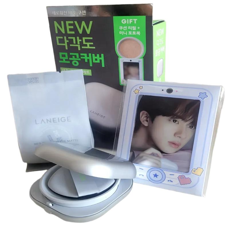 [ Подарок от JIN из BTS] LANEIGE Neo Cushion The Matte 15 г + Сменный блок 15 г SPF42 PA+++ + 21C