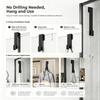 1/2Pcs Heavy Duty S Shower Door Hooks Rustproof Stainless Steel Bathroom Hangers for Towel Robe Kitchen Organizing