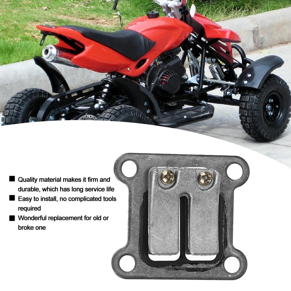 Reed Valve Block Plate Fits for 2 Stroke 47cc 49cc Pocket Motor Bike Mini Moto ATV
