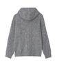 Lee Knit Zip-Up Hooded Cardigan Gray