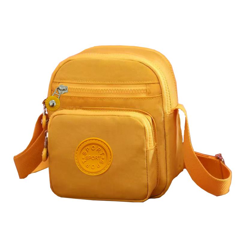 Classic Minimalist Nylon Shoulder Bag Durable Water-resistant Crossbody Purse for Ladies Daily Commute & Streetwear