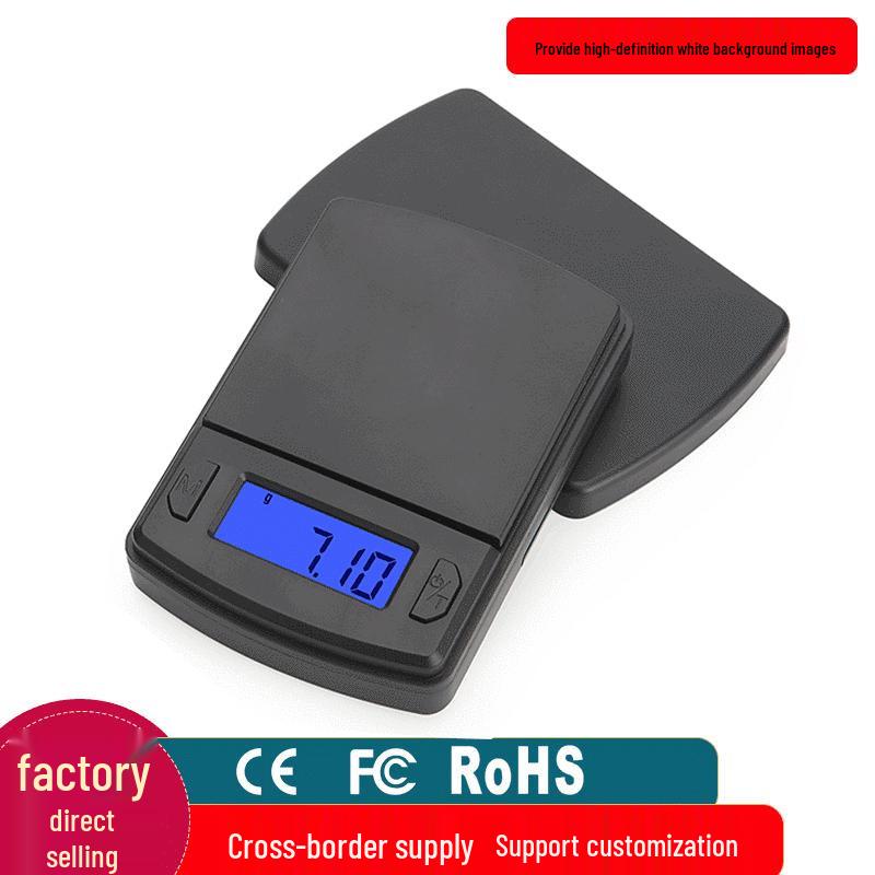 

Mini Jewelry Precision Scale, 0.01g Pocket Electronic for DIY Lipstick & Powder 500g with 0.1g precision