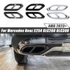 För Mercedes Benz GLC Klass X254 GLC260 GLC300 AMG + Bilavgasrör Krage Ram Ljuddämpare Stötfångare Avgasrörsskydd Dekor