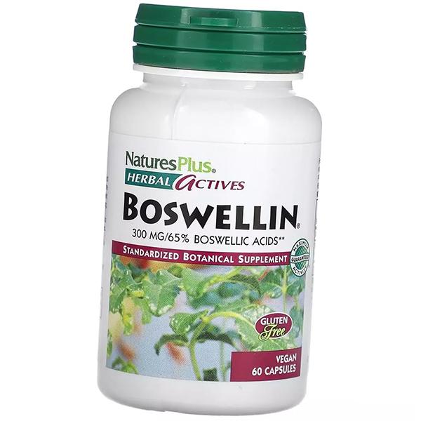 Босвелин, Herbal Actives Boswellin, Nature's Plus  60вегкапс (71375053)