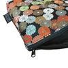 Senshishuin Nishijin Brocade Stamp Book Case Black Chrysanthemum In Full Bloom Pouch/Shrine (Lined) (Large)