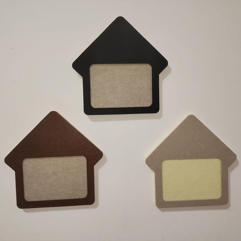 3D Felt Wall Sticker Cork Board: Attractive Photo & Message Display