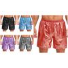 Shorts Boxer Brillants pour Homme Ceinture Élastique Design Poche Latérale Coupe Ample Shorts de Plage Brillants Vêtements d'Intérieur