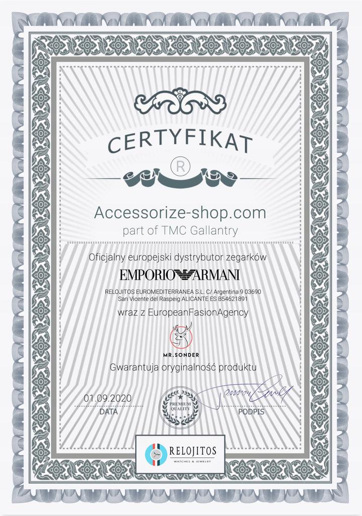 Zegarek ARMANI AR5941. Kwarcowy, Kolor biały. Kobieta.