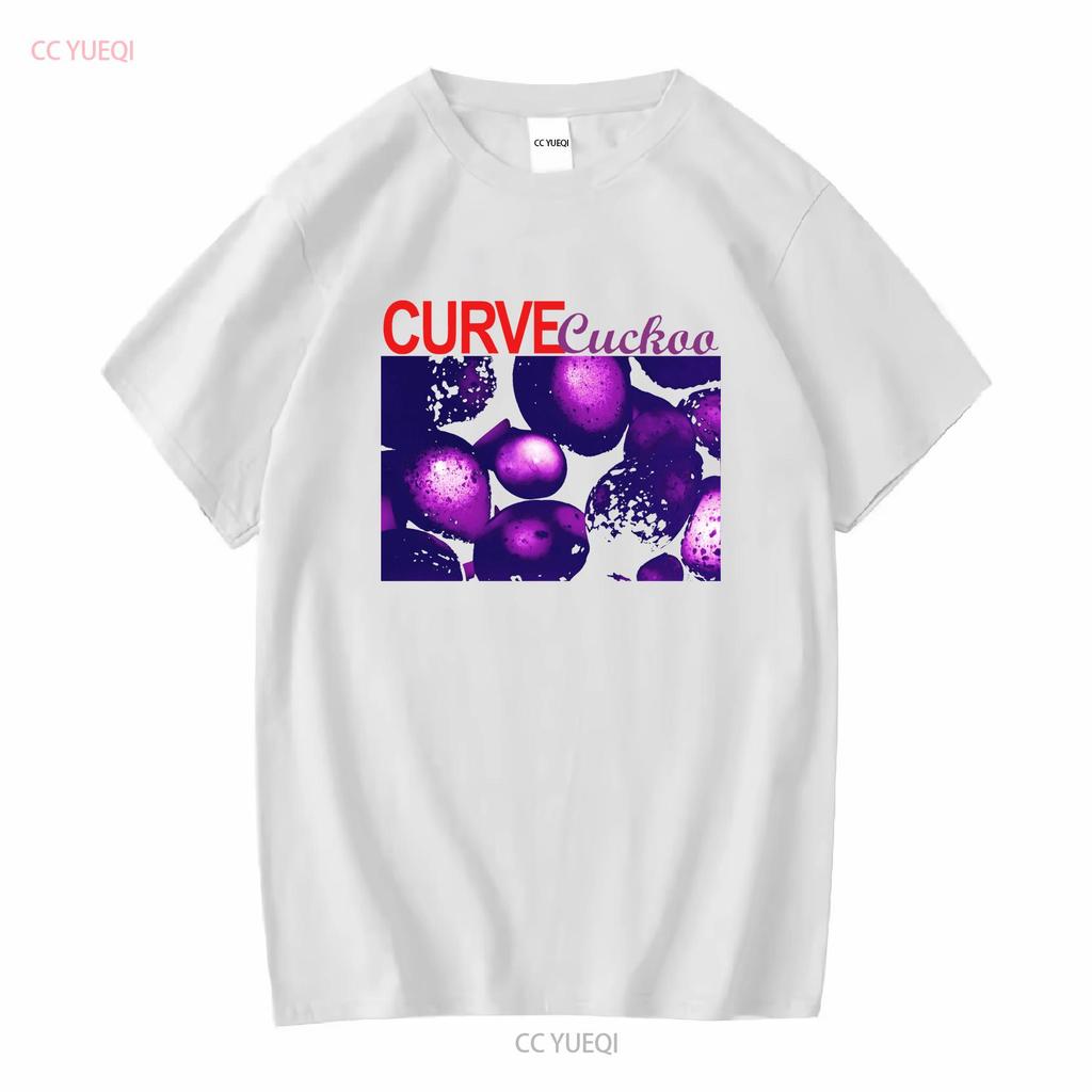 Curve T Shirt Cuckoo Long or Short Sleeves Vintage Washed Slightly Designer Clothes Homme Top For Everyday Wear Soft Breathable