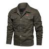 Ny Vasket Herreverktøyjakke Casual Stor Størrelse Flyvåpen Reversjakke Herre Skjorte Trend