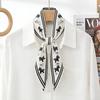 Women Casual All Match Printed Triangle Neck Scarf Fashion Decorative Neck Accessory