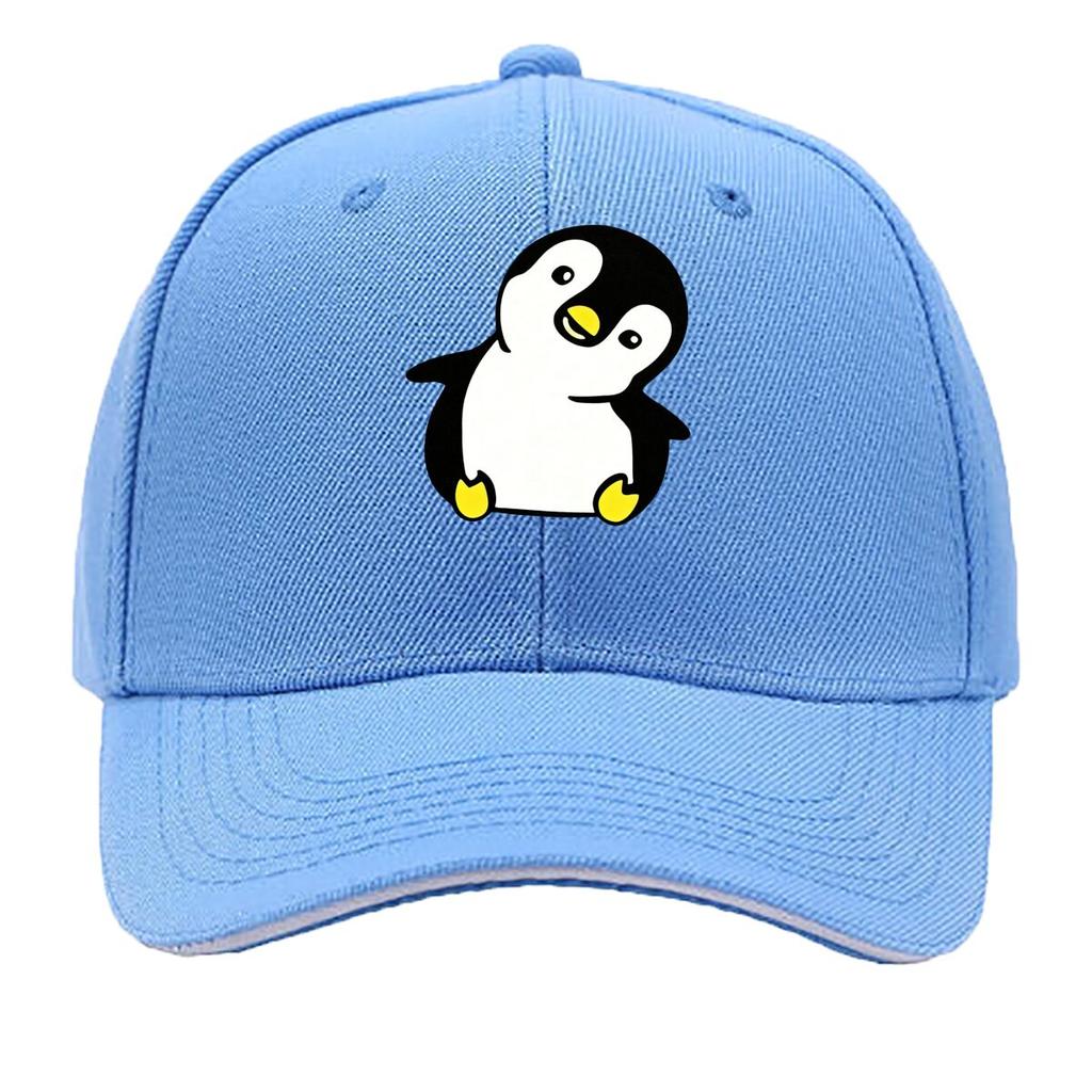 Cappellino da Baseball Carino con Stampa di Pinguino Stiloso Nero con Zampe Gialle Becco Perfetto per la Pesca all'Aperto Cappellino da Baseball Sandwich