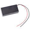 9V Volt Pp3 Battery Holder Box Dc Case With Wire Lead On/Off Switch Cover