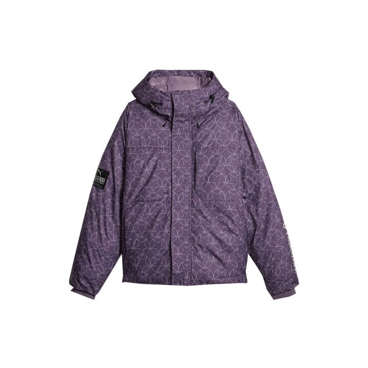 Puma X Pleasures Puffer Jacket Purple/Charcoal Men Outerwear Multi-Color 62087574