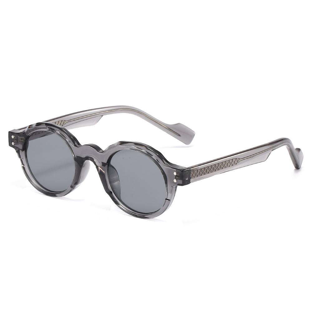 

JYL Round TR90 Temple Sunglasses UV400 Women Driving Sport High-Quality / 28068 28068-C4 квасолі чорного кольору