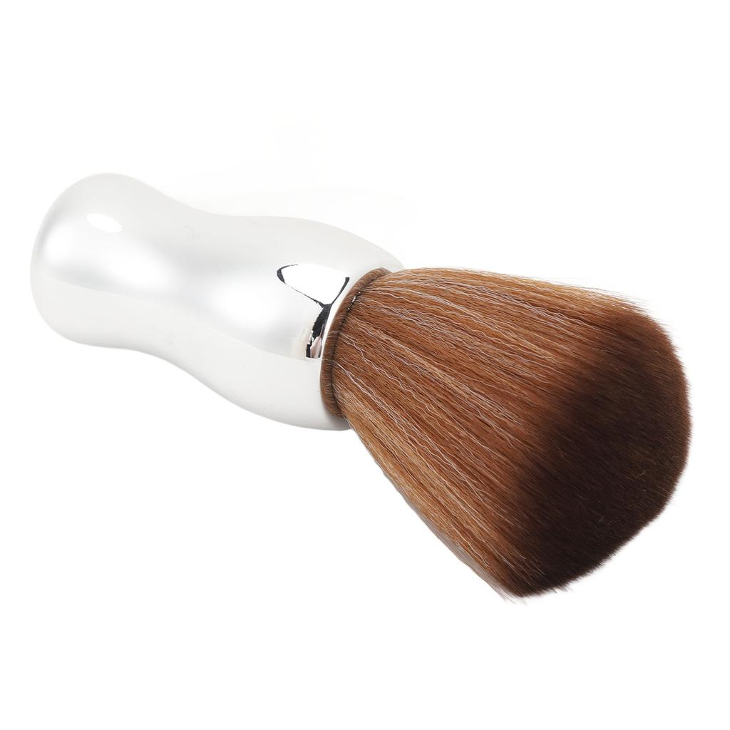 Neck Duster Brush Nylon Bristles Ergonomic Handle Comfortable Grip Hair Cutting Duster Brush for Bar