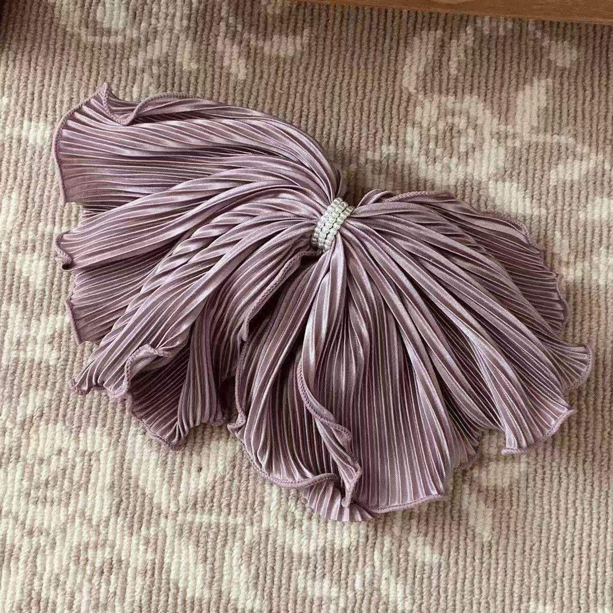 Korean Sweet Lace Ruffle Edge Hair Clip for Women - Fresh Spring/Summer Style