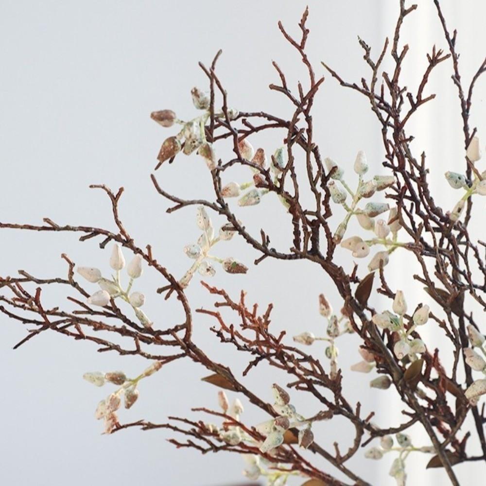 Plastik Eukalyptus Fruchtzweig Real Touch Künstliches Grün Hochzeit Zeremonie